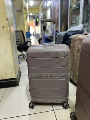 Brown Double Zip Unbreakable 'Suitcases -Largest 4500
