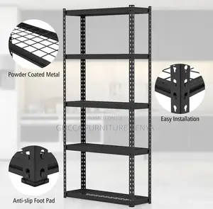 Cabinets: Heavy Duty Metal Storage Rack Office Home Unit