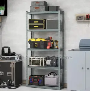 Cabinets: Heavy Duty Metal Storage Rack Office Home Unit