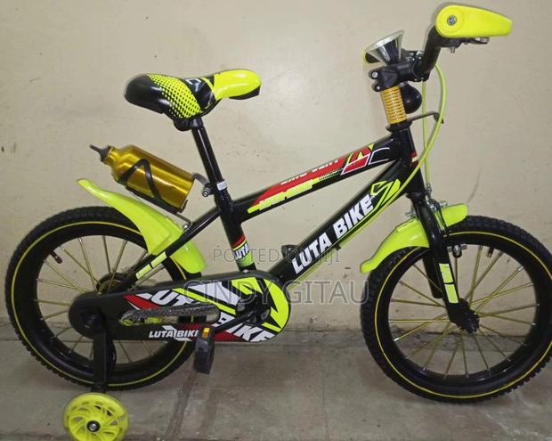 Quality Kids Luta Bike Size 16" YELLOW