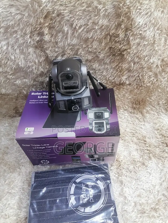 NEW 8MP Solar Camera With With Autofocus and 10xzoom