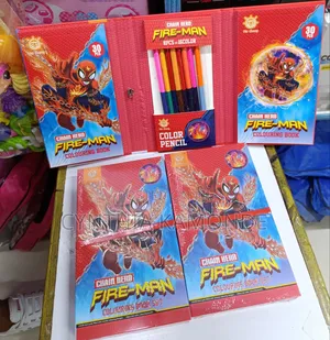 Coloring Set for Kids ( Spiderman, Princess, Frozen Themed)