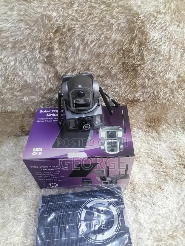 QUALITY Triple Lens 4g Solar PTZ Camera - main view