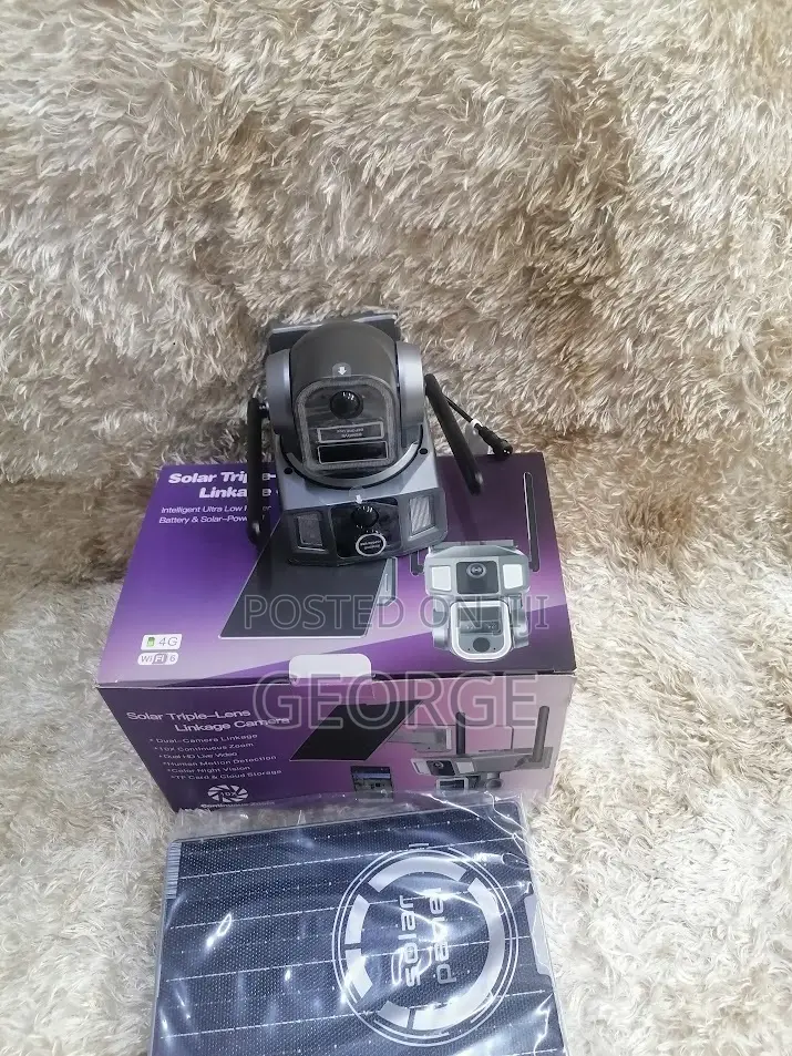 QUALITY Triple Lens 4g Solar PTZ Camera