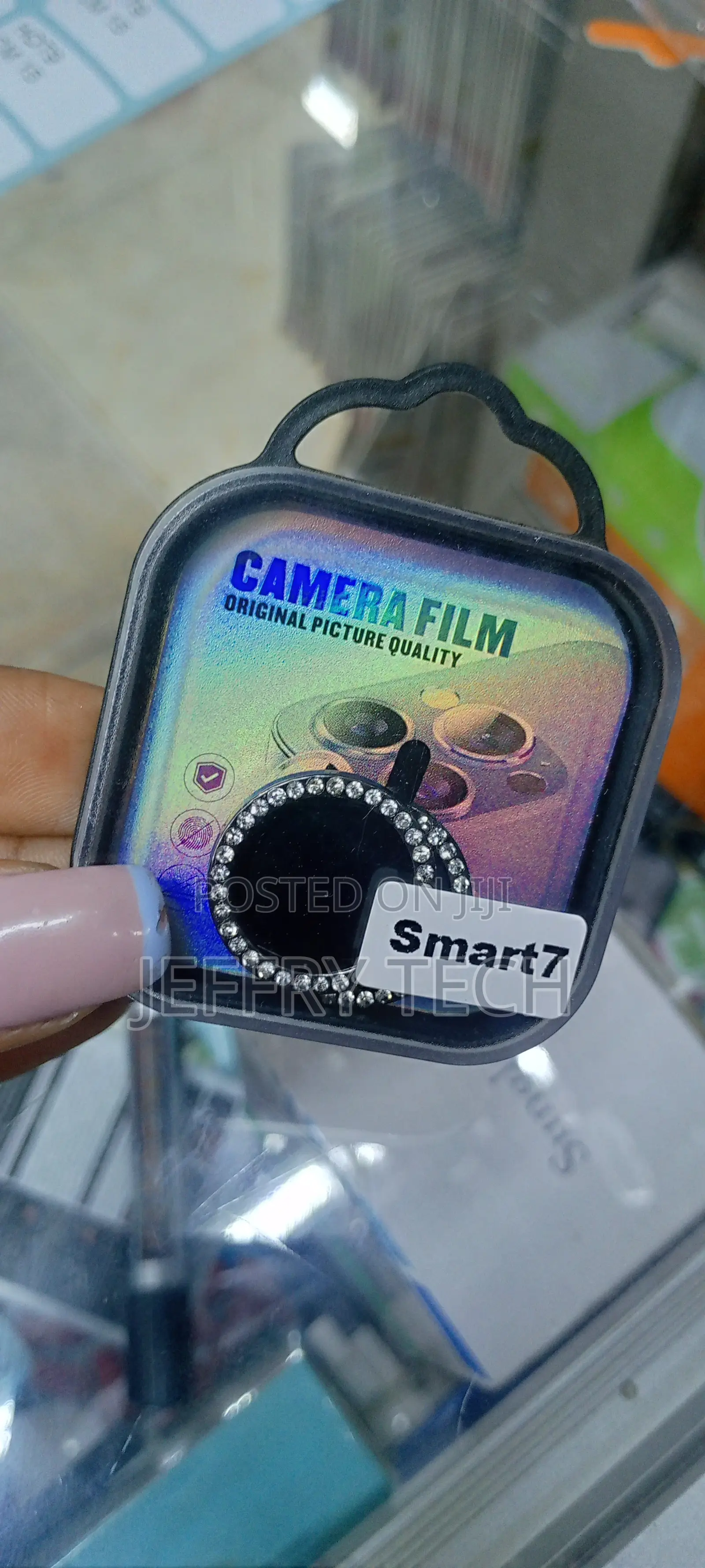 Fashion Glitter Sparkle Camera Lens Protector for Smart 7