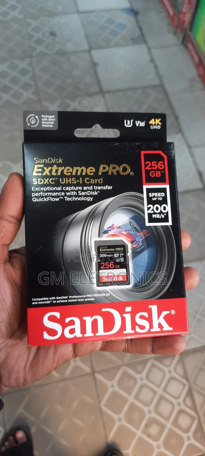 Sandisk 256gb Extreme Pro Sd Memory Card - Camera Available
