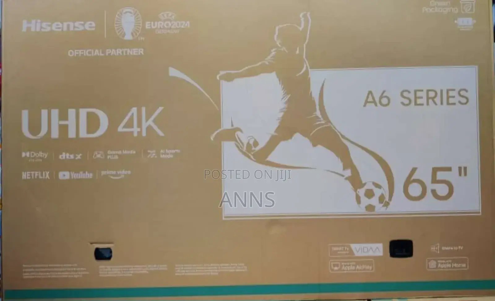 Hisense 65" UHD Smart Excellent Television