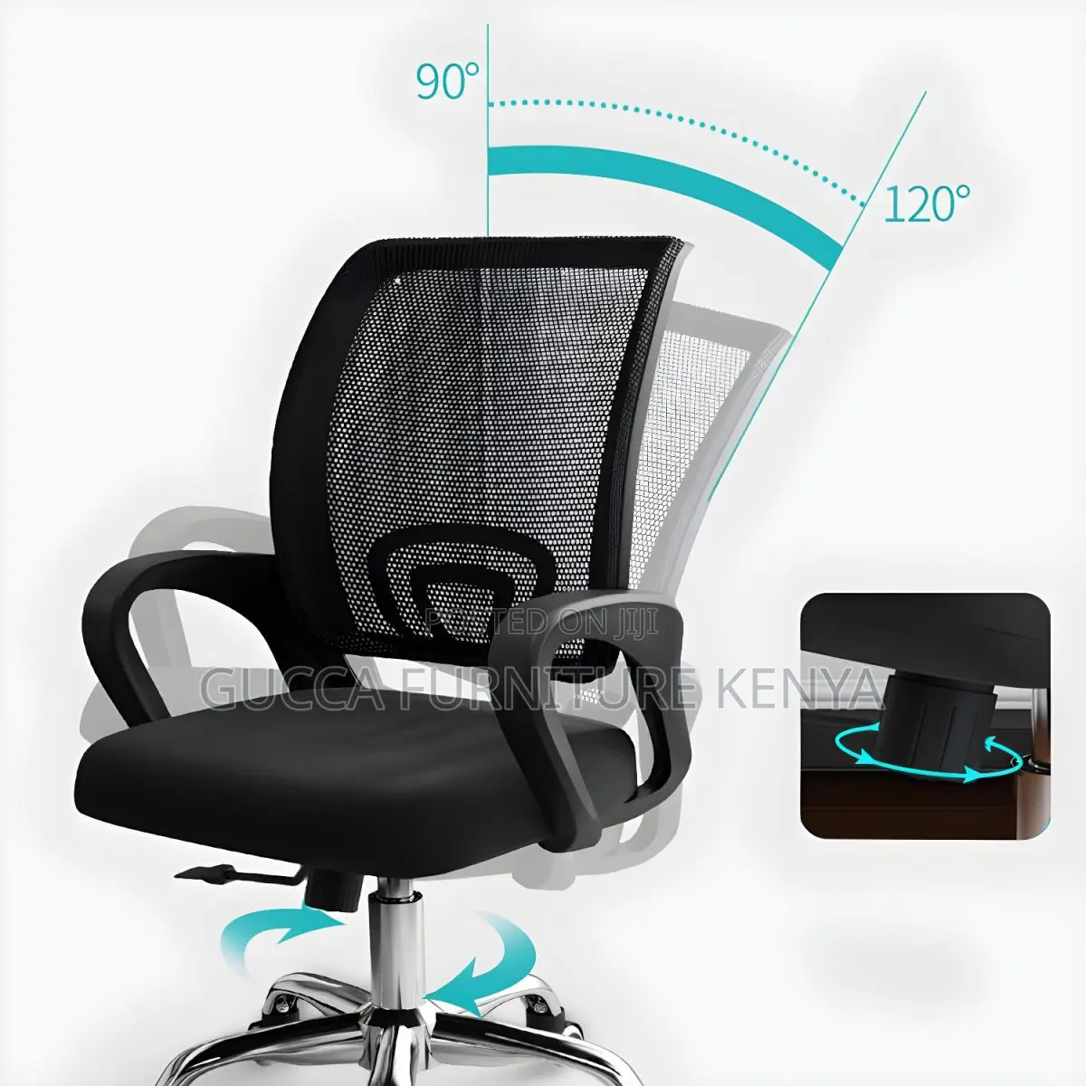 Office Chairs: No Distressing Ergonomic Chair With Wheels