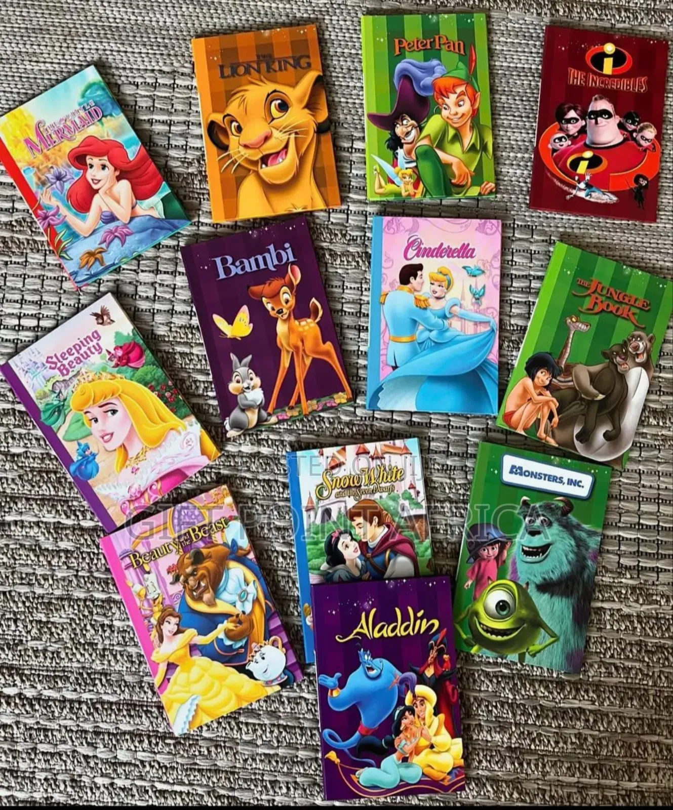 Disney Story Books With 12 Different Titles for Kids