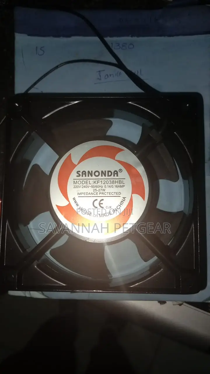 Axial Flow Panel Cooling Fan - Square 220V 4 Inch