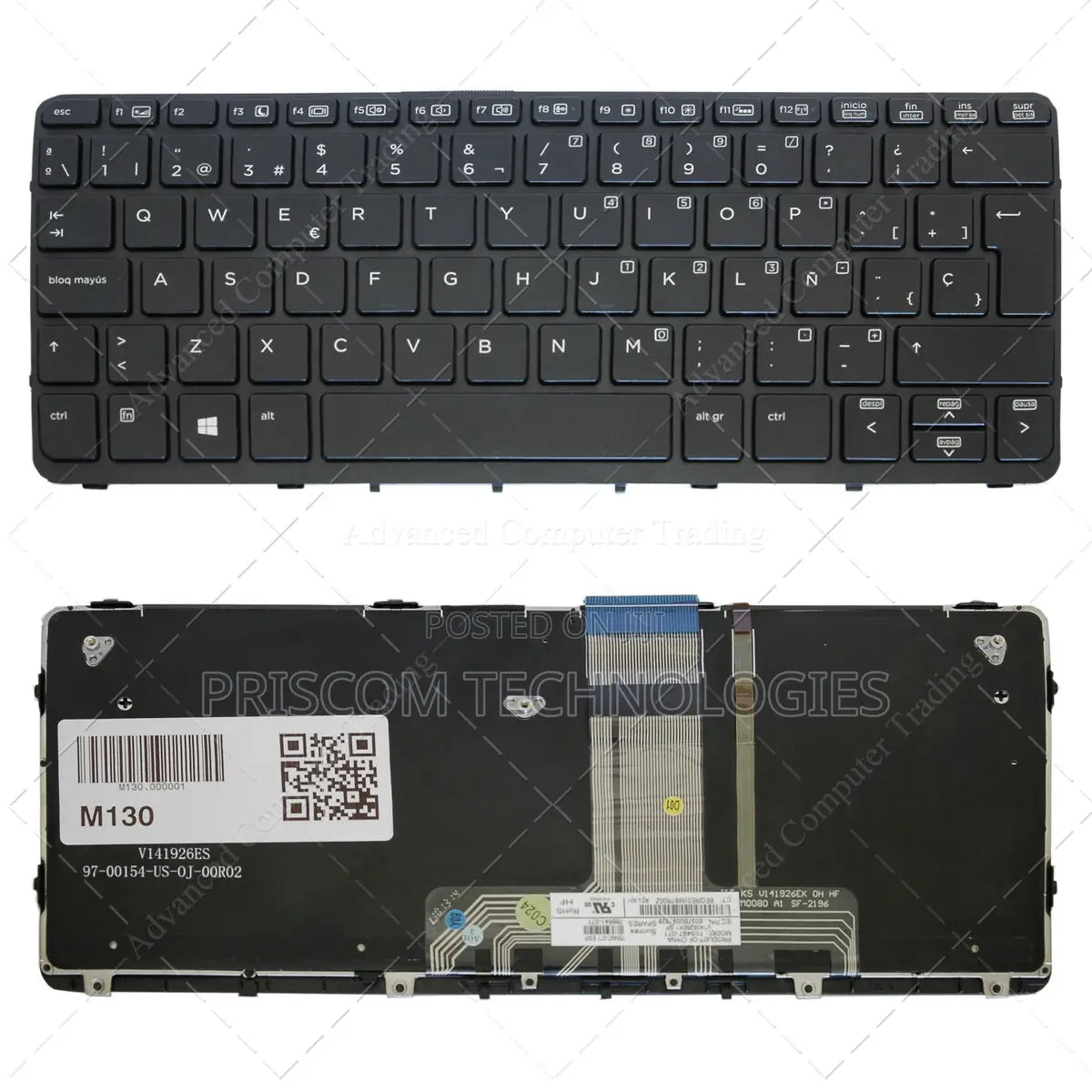 Keyboard for HP PRO X2 612 G1 766641