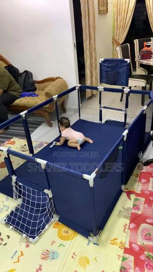 Navy Blue Playpen Fence - thumbnail 2