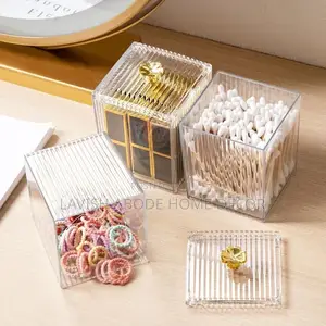 Ear Buds Toothpicks Cotton Ball Storage Container