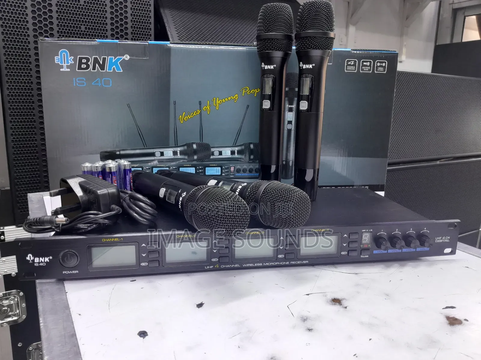4mics 1 Receiver Changable Frequency Wireless