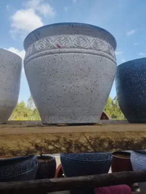 Clay Pots Painted Red, Clay Pots