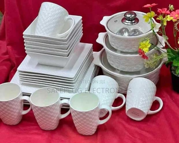 Ceramic Square 24pcs Dinner Set - main view
