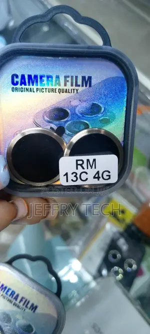 Lens Protector for Redmi 13c 4g Metal Ring Protector-Gold