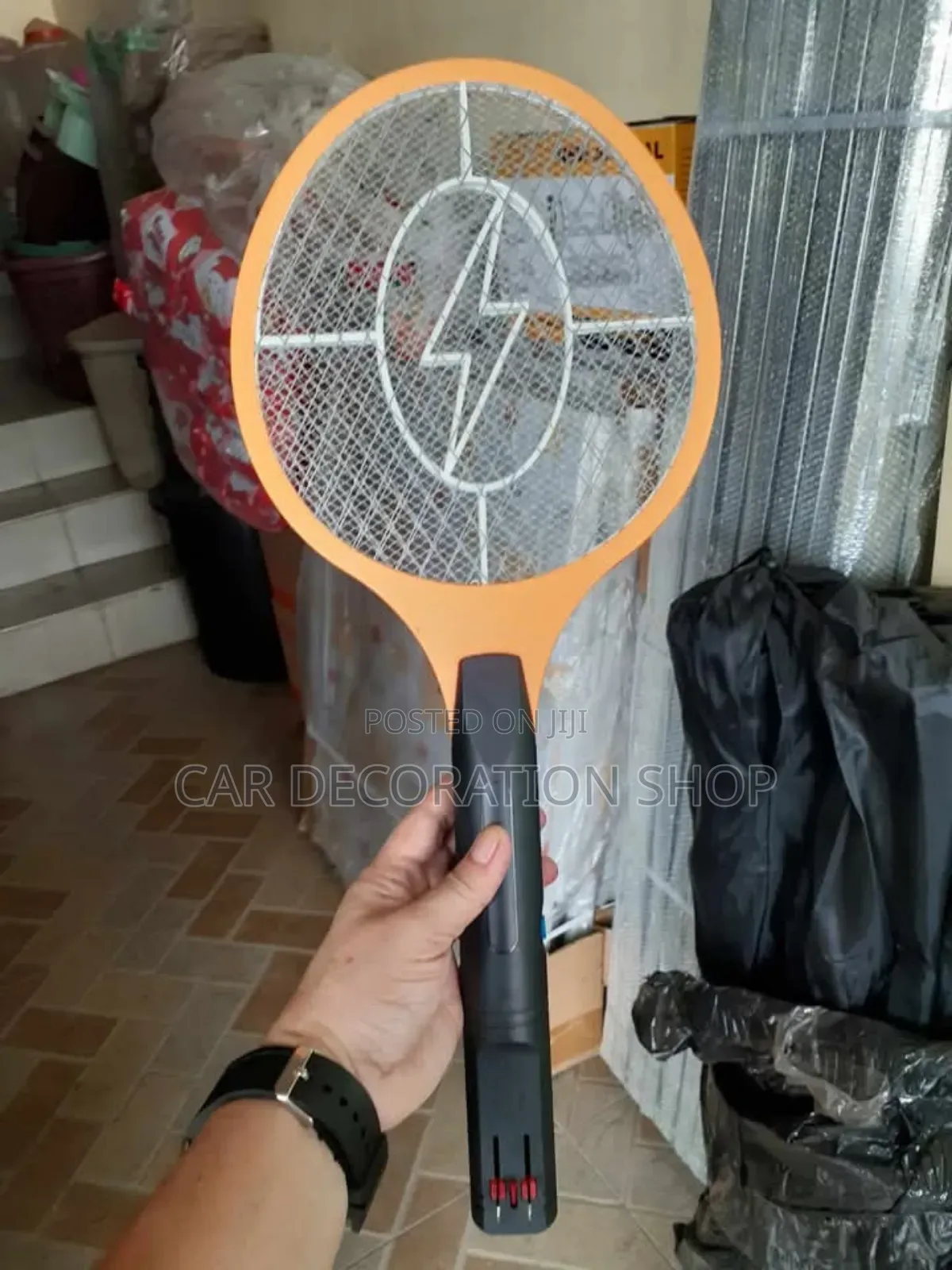 Orange Rechargeable Mosquito Swatter