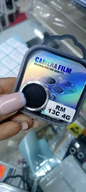 Metal Ring Lens Camera Protector for Redmi 13c 4g -Silver