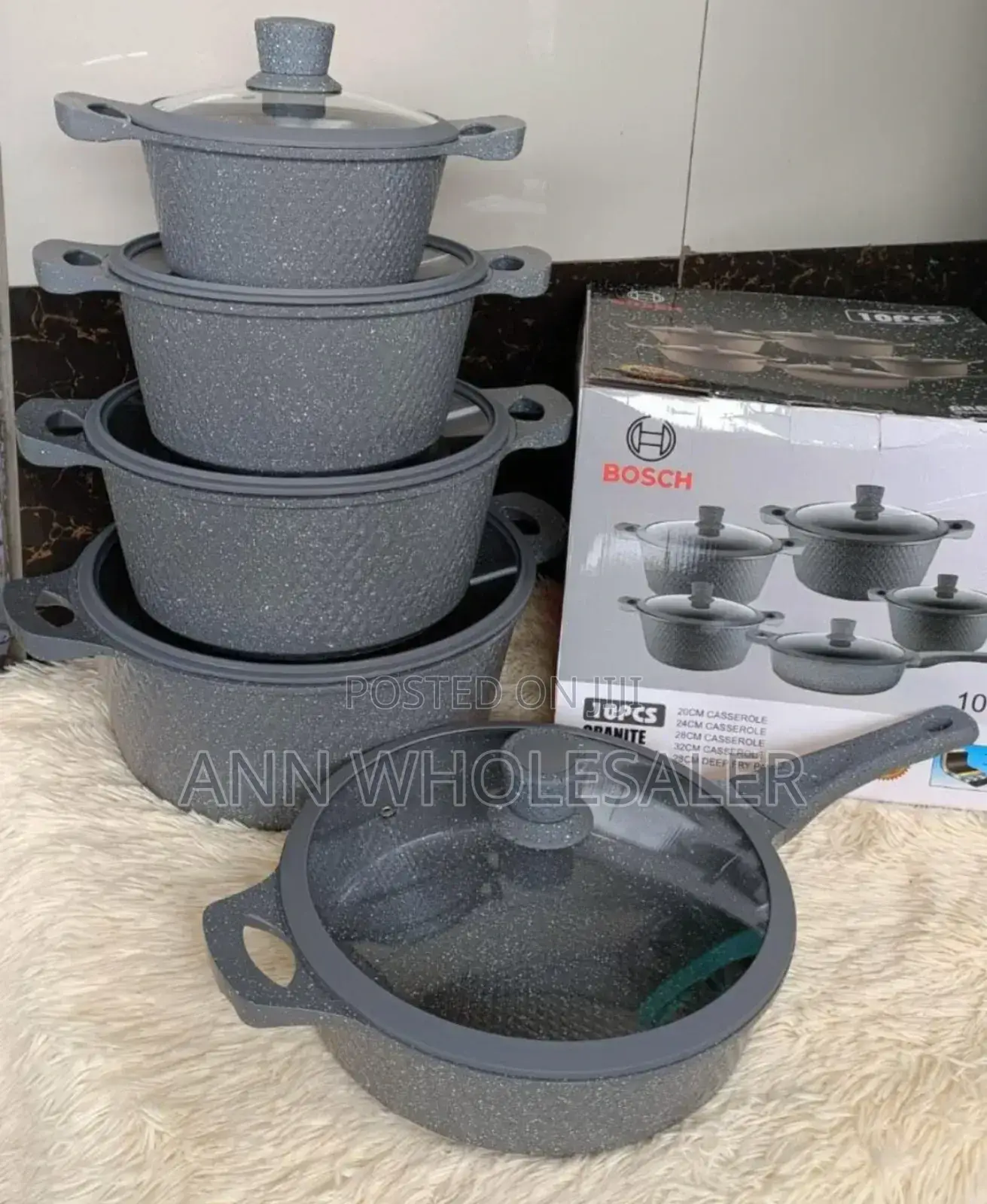 Bosch Silicone Granite 10 Pieces