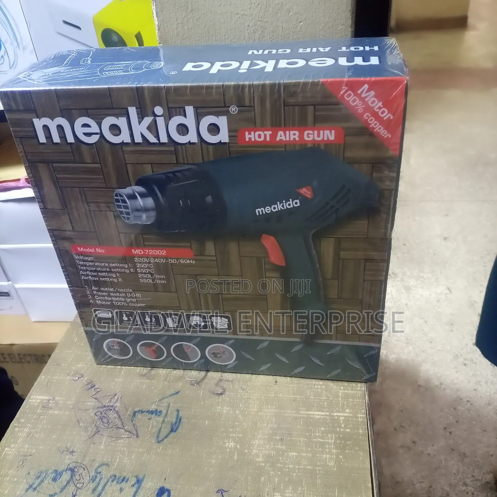 Bland New Meakida Heat Gun 2 Temperature Settings
