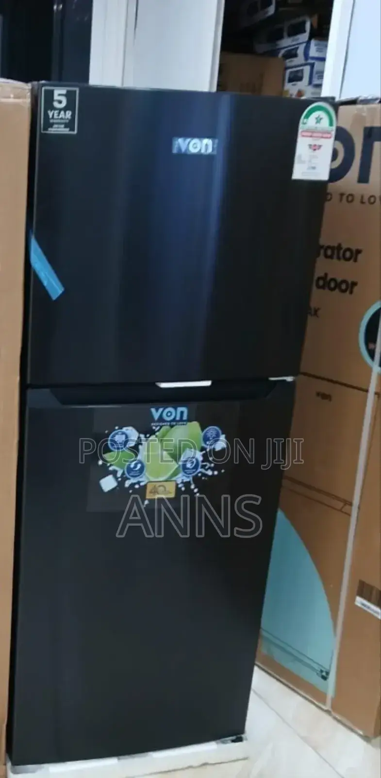Von Dark Inbox 182 Litres No Frost Refrigerator