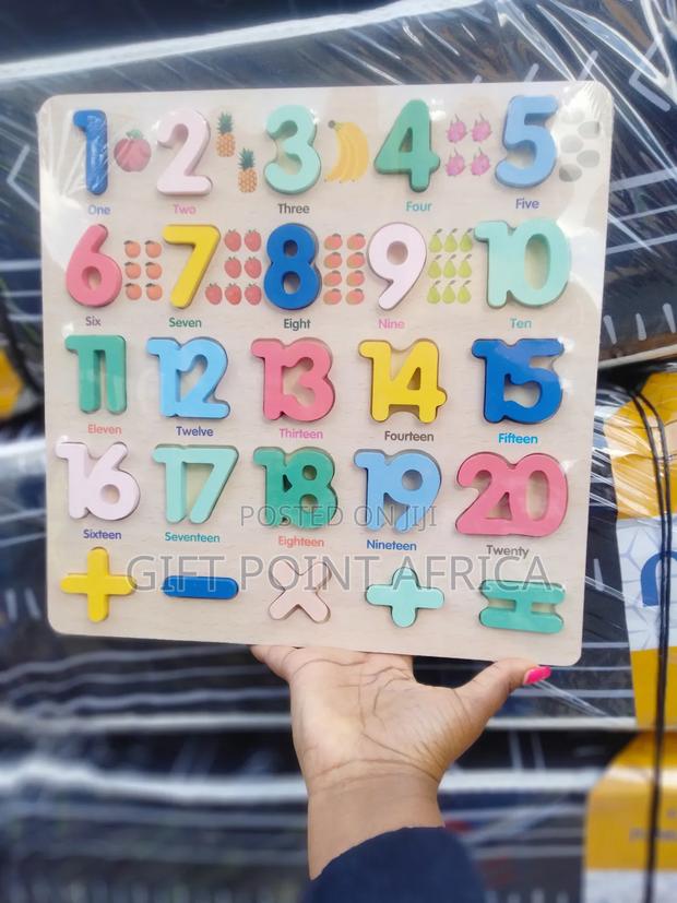 Educational Wooden Numbers Board for Preschool Kids - thumbnail 2