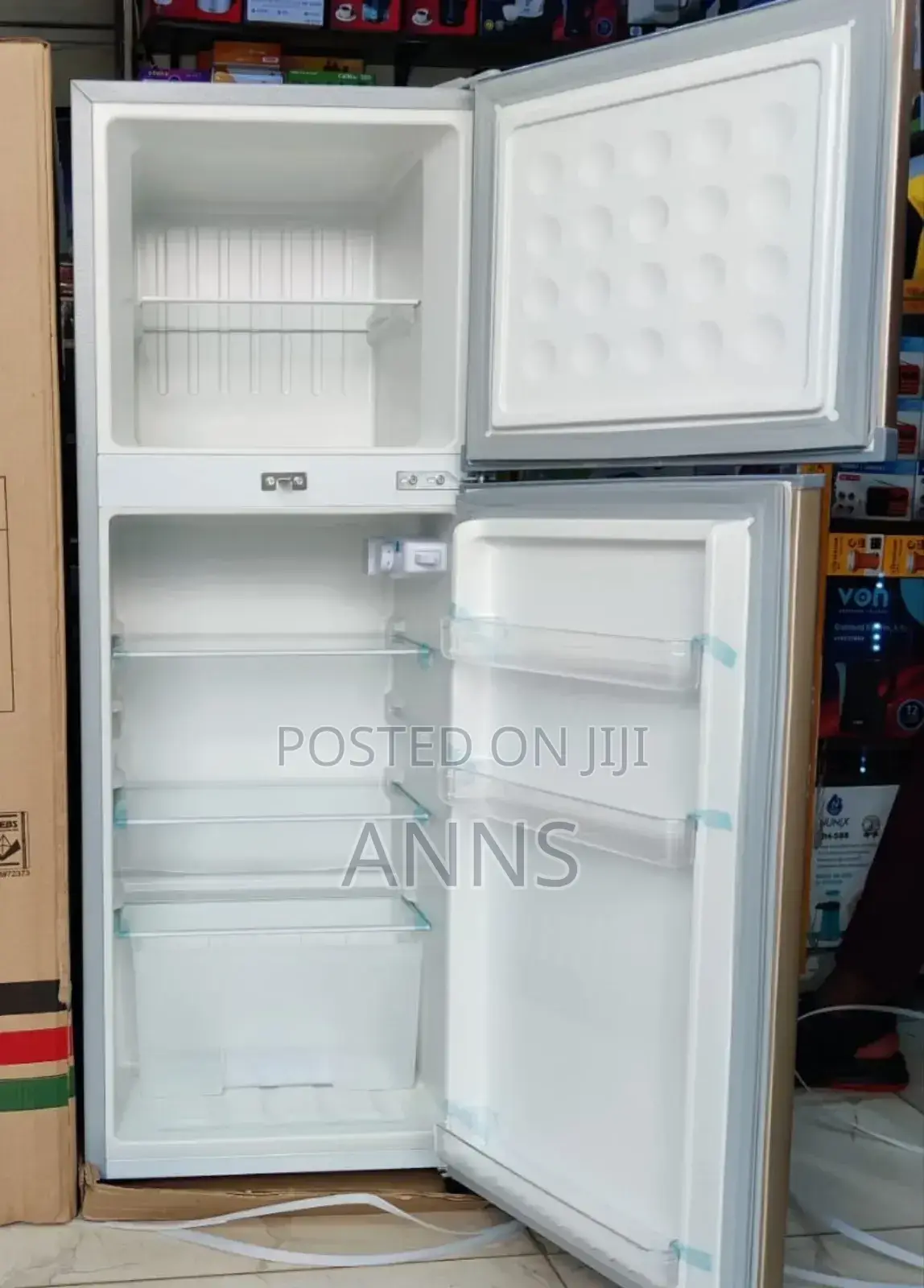 Volsmart 138L Double Door BCD-138 Refrigerator