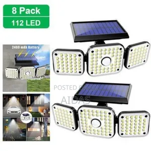 Three Rotatable Heads Solar Motion Sensor Lights