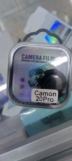 Black Metal Camera Lens Protection for Tecno Camon 20 Pro