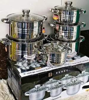 12 Pieces Stainless Edenburg Cookware Set ERC