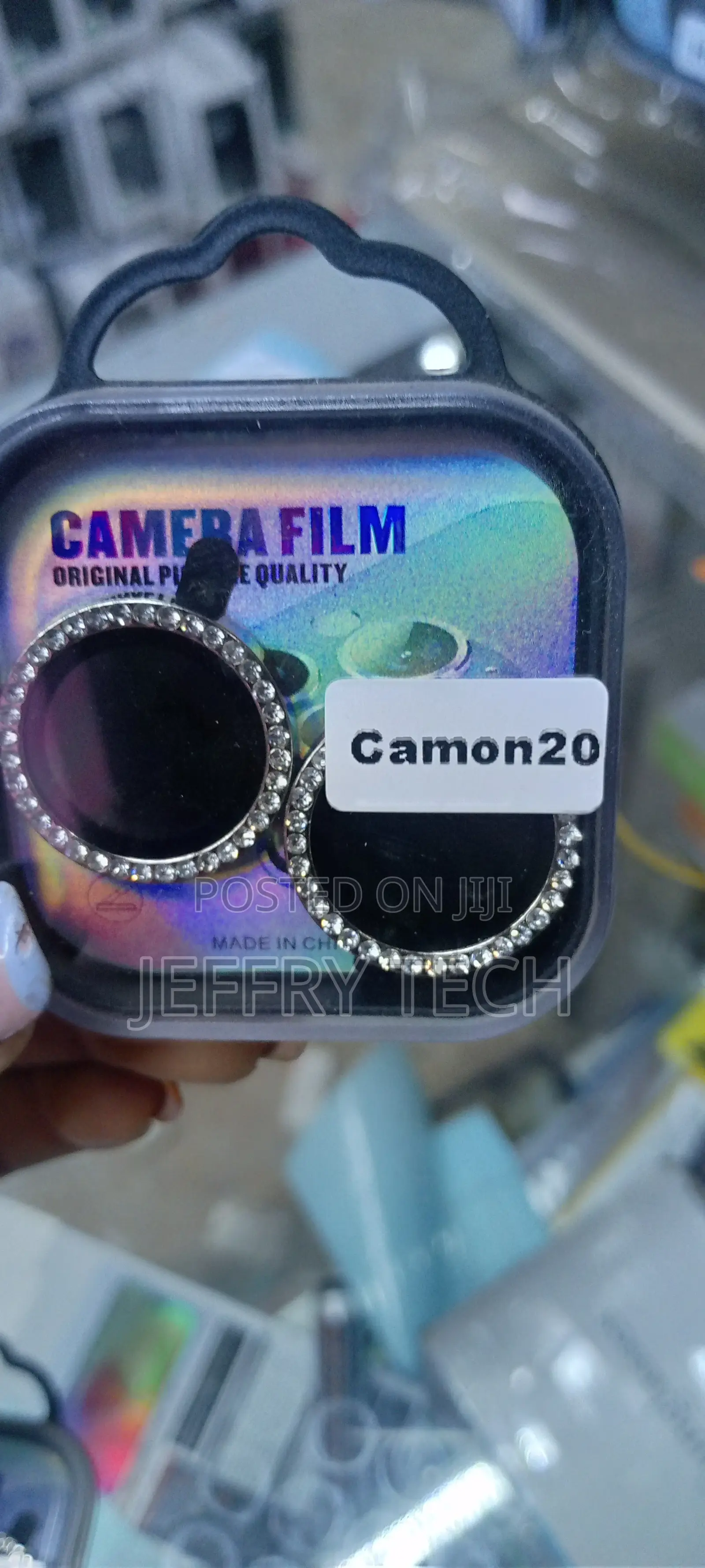 Glitter Bling Metal Camera Lens Protector for Tecno Camon 20