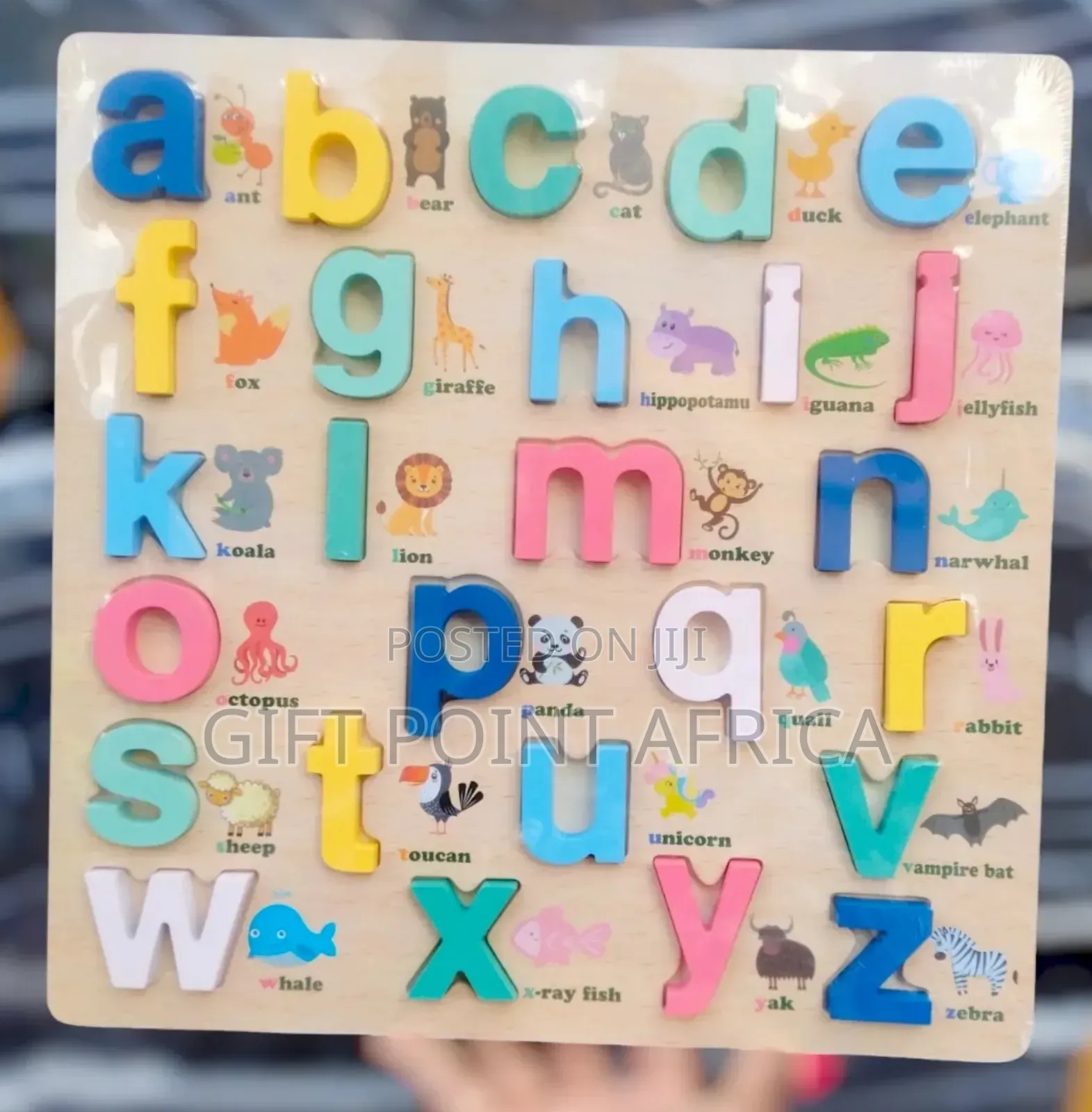 Educational Wooden Small Letters Board for Pre School Kids