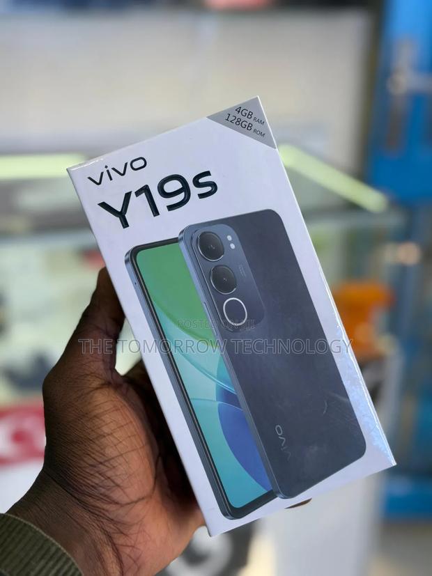 New Vivo Y19 128 GB Black - main view