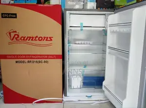 Ramtons 90l- Silver Single Door Fridge