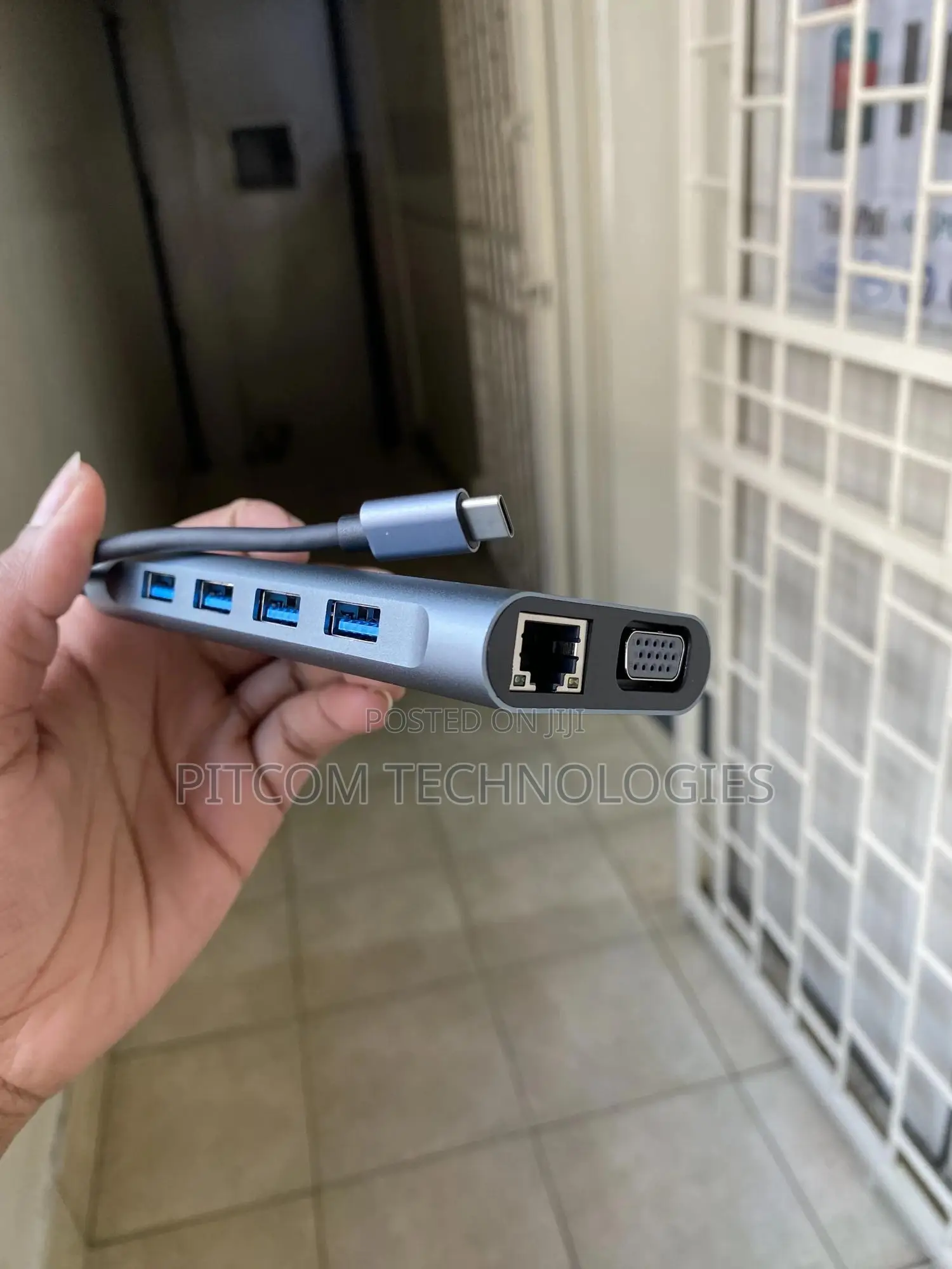 11 in 1 Type-C Hub Hub. Lan ,Vga ,Hdmi,Sdcard ,Audio, Usb