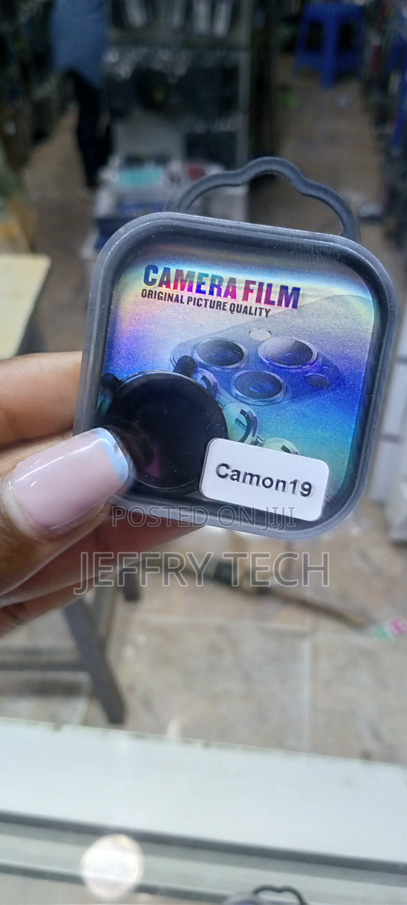 Tecno Camon 19 Black Metal Ring Camera Lense Protector