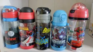 Boy's Cartoon Water Bottles