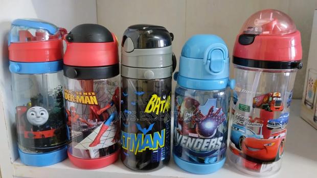 Boy's Cartoon Water Bottles
