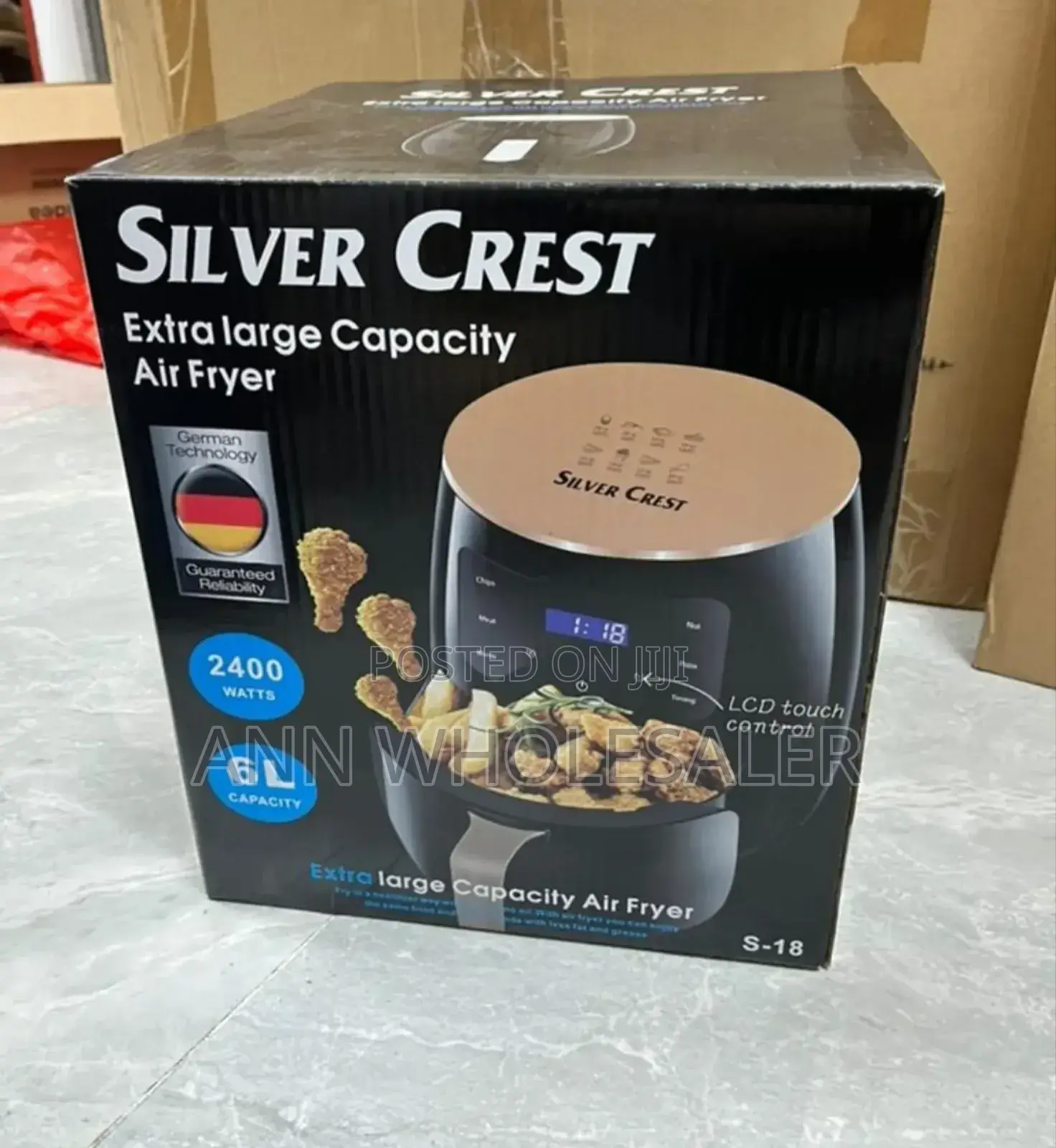 Silvercrest Air Fryer 6 Liter 2400 W