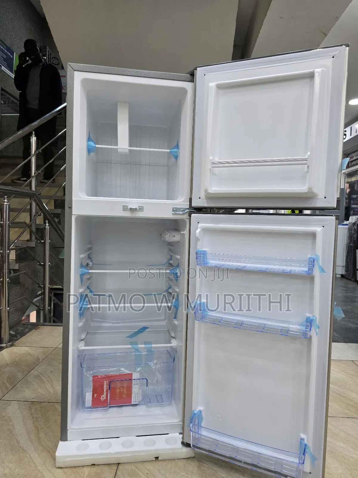 Ramtons 138l Fridge,Frost-modern-save Energy-silver