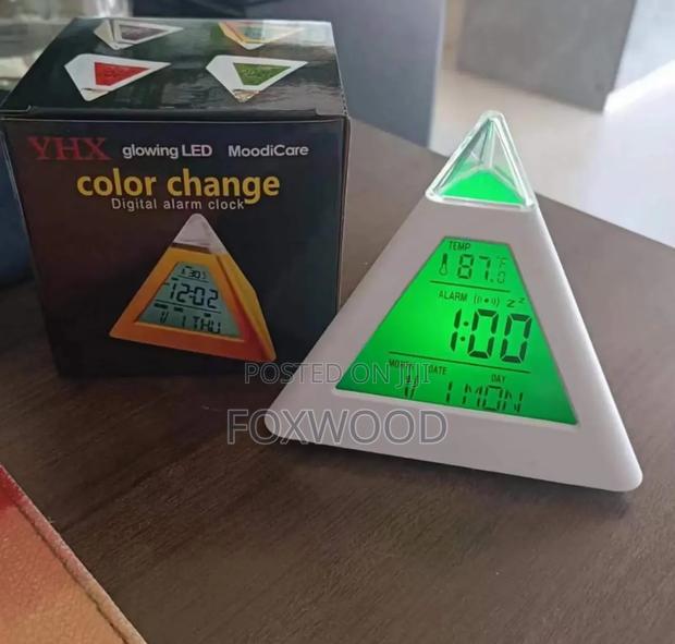 Colour Change Digital Alarm Clock - thumbnail 2