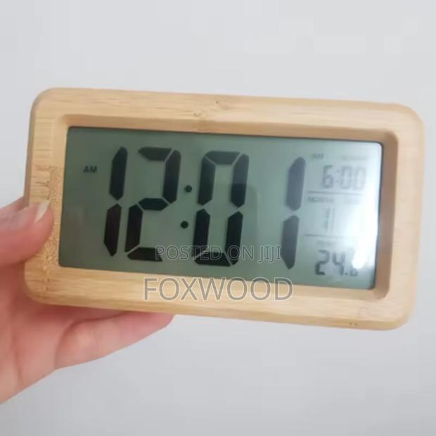 Wooden Digital Alarm Clock - thumbnail 2