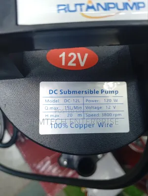 12v DC Submersible Pump