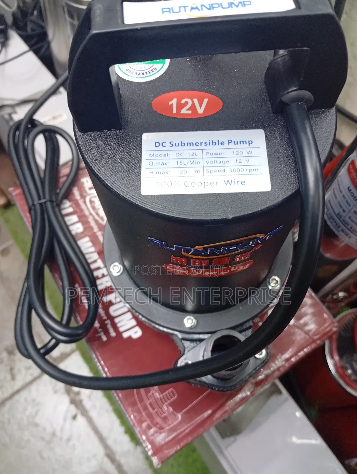 12v DC Submersible Pump