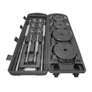 Adjustable 50 Kg Dumbells Set