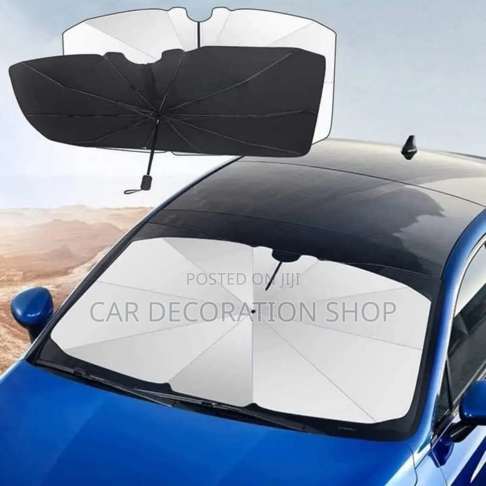 Umbrella Designed Uv Protection Dashboard Sun Visor