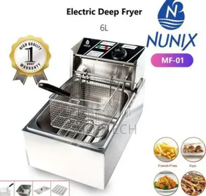 Nunix Single Deep Fryer Machine - 6l-2500w