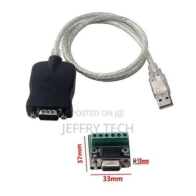 USB 2.0 to RS485 DB9 COM Serial Port Device Converter Adapte