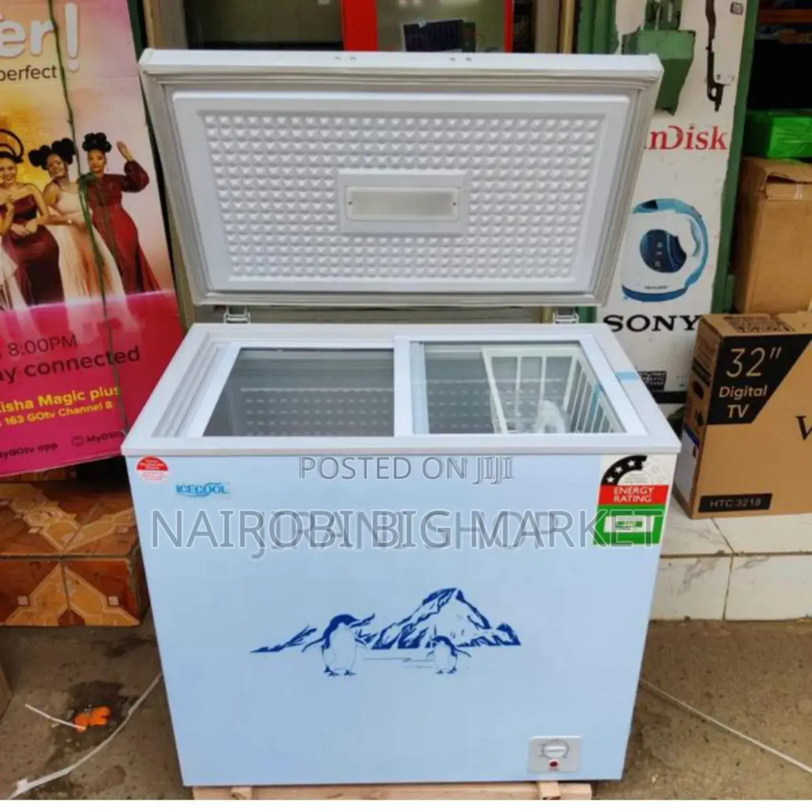 White Icecool 118L Deep Freezer